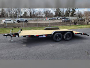 2025 Sure Trac 7'X18' 7K Wood Deck Car Hauler Trailer