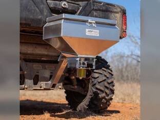 2025 ALL SEASON FEEDERS 50LB SILVERBACK ROAD FEEDER - ALUMINUM