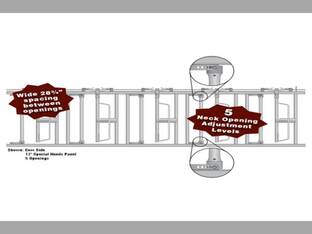J&D Manufacturing Inc Sp Needs Adj Sq Tube Superlock Panel