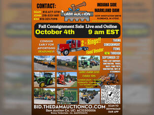 2025 Fall Consignment Auction (2 Rings) October 4th, 9am Live and ONLINE!