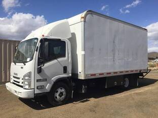 2015 ISUZU NPR ECO-MAX VAN TRUCK