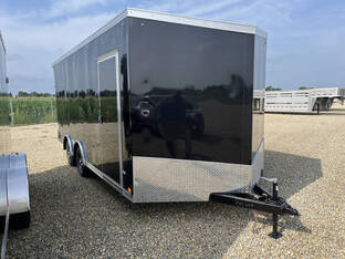 2025 United Trailers 8.5'X18' UJ 7K Black 7' Interior