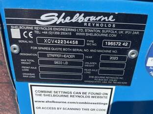 2023 Shelbourne-Reynolds XCV42