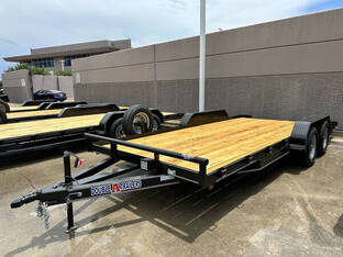 2025 Double A Trailers 83X18 T/A 7000#BP.