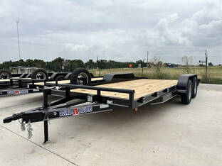 2025 Double A Trailers 83X18 T/A 7000#BP.