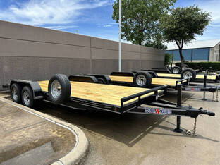 2025 Double A Trailers 83X20 T/A 14,000# BP.