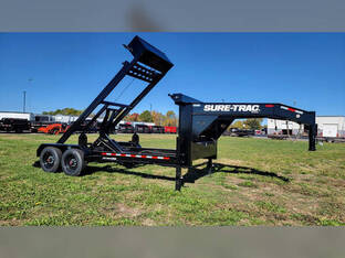 2025 Sure Trac 7'X16' 17.6K GN Roll Off Chassis Dump Tr
