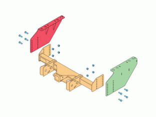 2011 Boss RPL 21672B BACK DRAG UNDERCARRIAGE