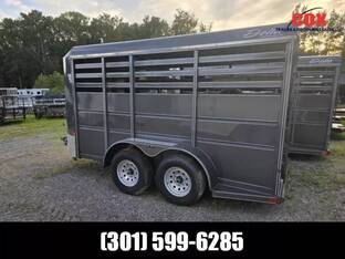 2025 Delta Trailers bumper pull stock trailer 14ft