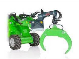 AVANT timber grab, hydraulic rotation