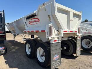 2021 DURA HAUL 34' FRAMELESS STEEL ROCK END DUMP, HIGH