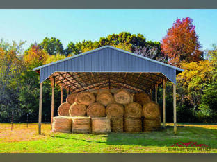 OPEN HAY BARN 30'X60'X14'