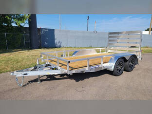 2026 Sure Trac 7'X14' 7K Aluminum Tube Top Utiltiy Trai