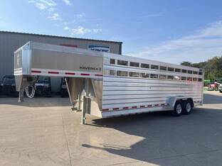 2026 Eby MAVERICK 7,X24/ GN ALUM.STOCK TRAILER