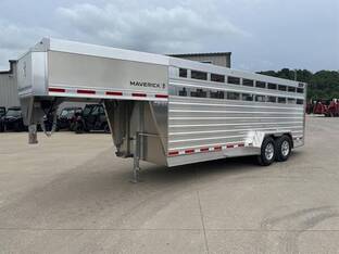 2026 Eby MAVERICK 7'X20' GN ALUM. STOCK TRAILER