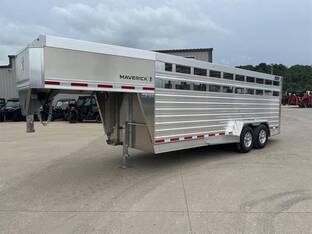 2026 Eby MAVERICK 7'X20' GN ALUM. STOCK TRAILER