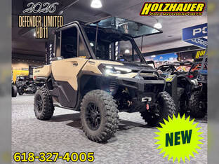 2026 Can-Am Defender Limited HD11 Desert Tan & Carbo