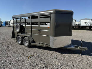 2026 Valley 16'X6' BP Steel Stock Trailer