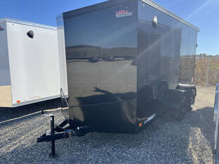 2026 United Trailers 7'X14' UJ 7K Black/Blackout 7' Interior