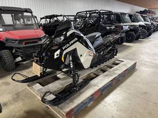 2025 Polaris 650 RMK SP 155 Mirage Gray / Gloss Black