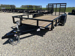 2026 Sure Trac 7'X16' Tube Top 7K Ladder Gate Utility T