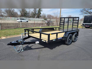 2026 Sure Trac 6'X12' 7K Tube Top / Ladder Gate / Utili
