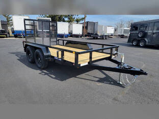 2026 Sure Trac 6'X12' 7K Tube Top / Ladder Gate / Utili