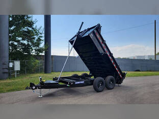 2026 Sure Trac 7'X12' 12K Tele Dump Trailer