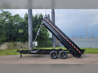 2026 Sure Trac 7'X16' 14K Tele Dump Trailer