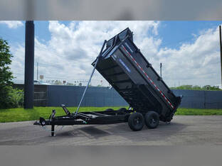 2026 Sure Trac 7'X14' 14K Tele / 4' High Side / Dump Tr