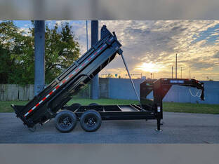 2026 Sure Trac 7'X14' 14K GN Tele Dump Trailer