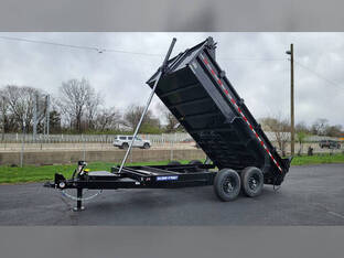 2026 Sure Trac 7'X14' 14K Tele Dump Trailer