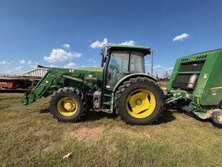 2023 John Deere 6105E cab