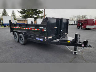 2026 Sure Trac 7'X14' 14K Tele Dump Trailer