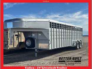 2026 Calico Livestock Gooseneck Stock Trailer