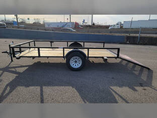 2025 Texas Bragg 6.5'X12' 3K Tube Top Utility Trailer