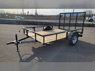 2025 Texas Bragg 6.5'X10' 3K Tube Top Utility Trailer
