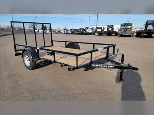 2025 Texas Bragg 6.5'X12' 3K Tube Top Utility Trailer