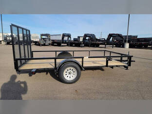 2025 Texas Bragg 6.5'X12' 3K Tube Top Utility Trailer