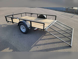 2025 Texas Bragg 6.5'X10' 3K Tube Top Utility Trailer