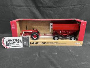 Case IH FARMALL 806 WITH GRAVITY WAGON 1/32 SCAL