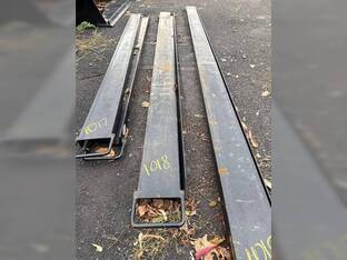 11018 PAIR 8' NEW PALLET FORK EXTENSIONS