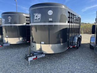 2026 CORNPRO 7'X16' Livestock 12K Charcoal W/Spare