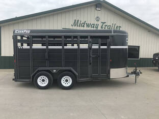 2026 CORNPRO 6'X16' Livestock 7K Charcoal W/Spare