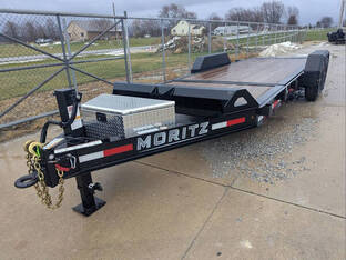 2025 Moritz 7'X16'+4' GT 14K Tilt Equipment Trailer
