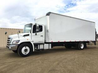 2016 HINO 338 VAN TRUCK