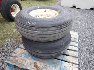 (2) 10.00-15 TIRES & 6 BOLT RIMS