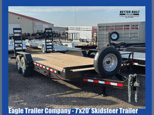 2026 Eagle Trailer Company Flatbed Trailers 7X20FTA70