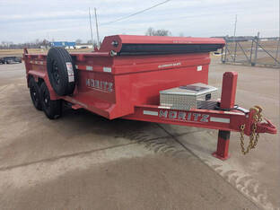 2026 Moritz 7'X14' Dump 14K Scissor UPG Red