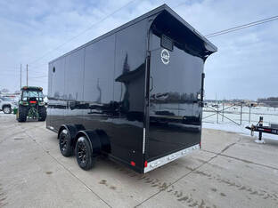2026 United Trailers 7'X16' UATV 7K Black Blackout 7'4